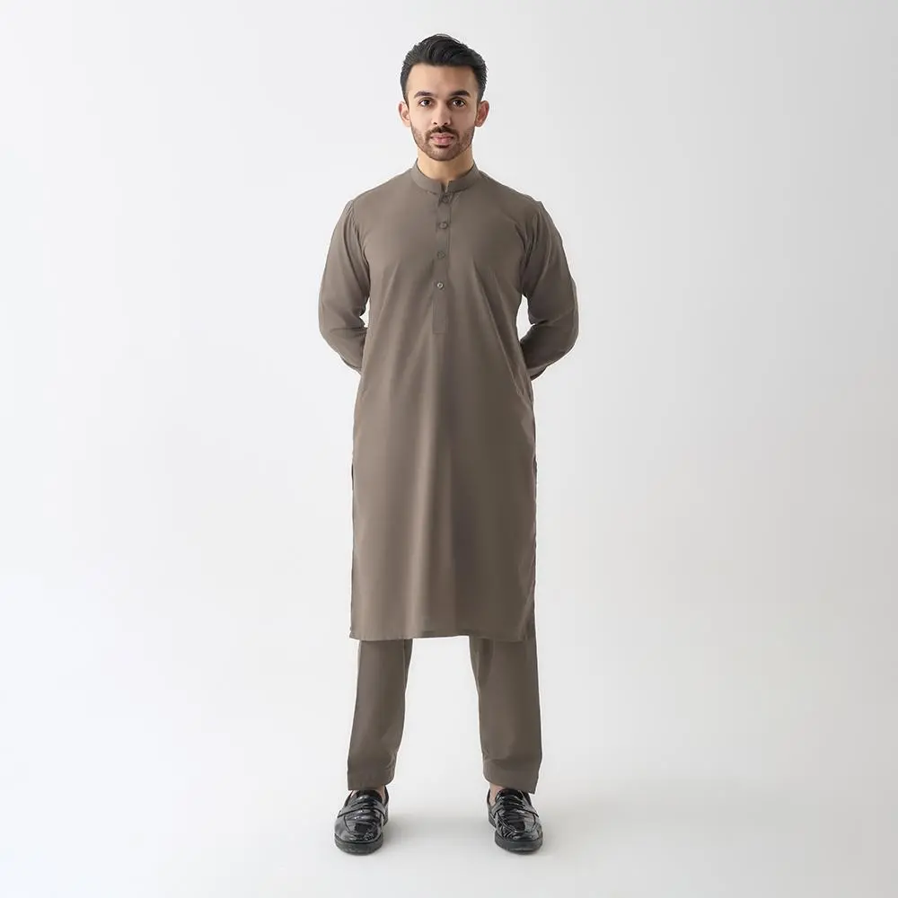 Light Brown Shalwar Kameez Set 1