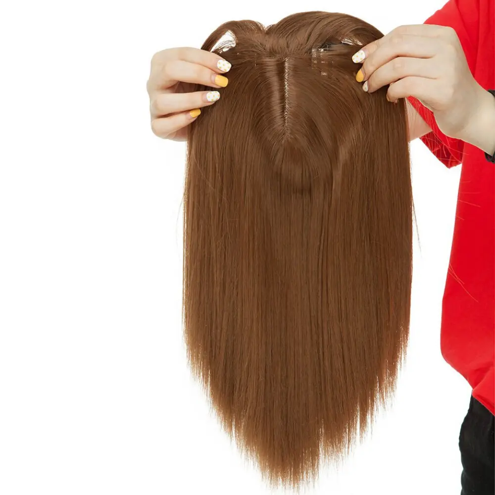 Clip On Hair Topper Pieces Synthetic Wiglet For Women 3