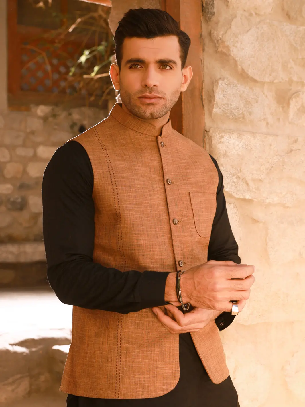 Brown Waistcoat - Al-Wc-430 1