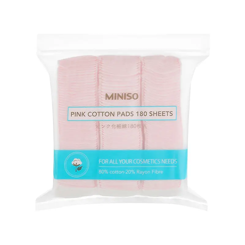 Pink Cotton Pads 180 Sheets 1