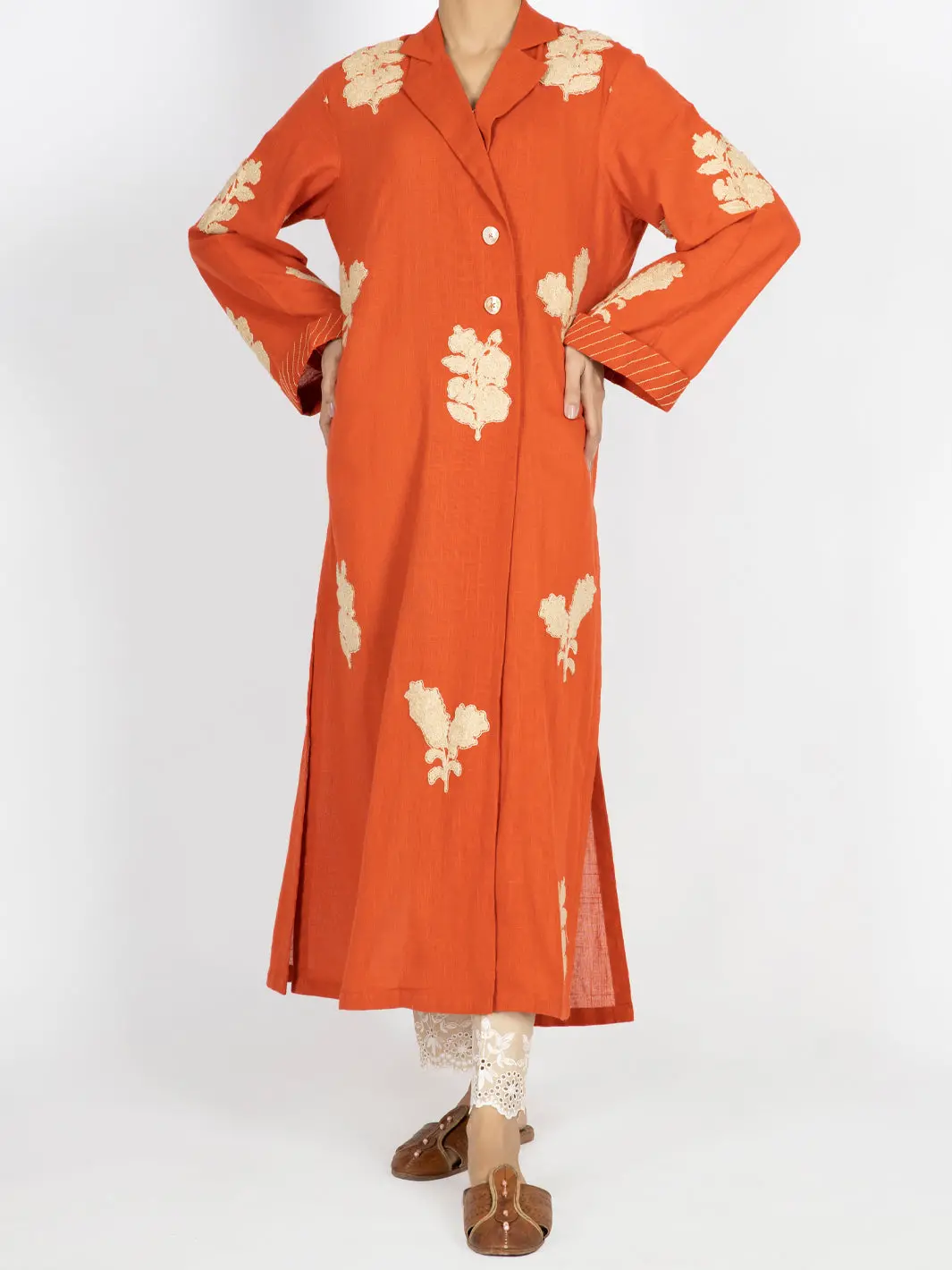 Orange Dobby Tunic - Awp-Lk-458 1
