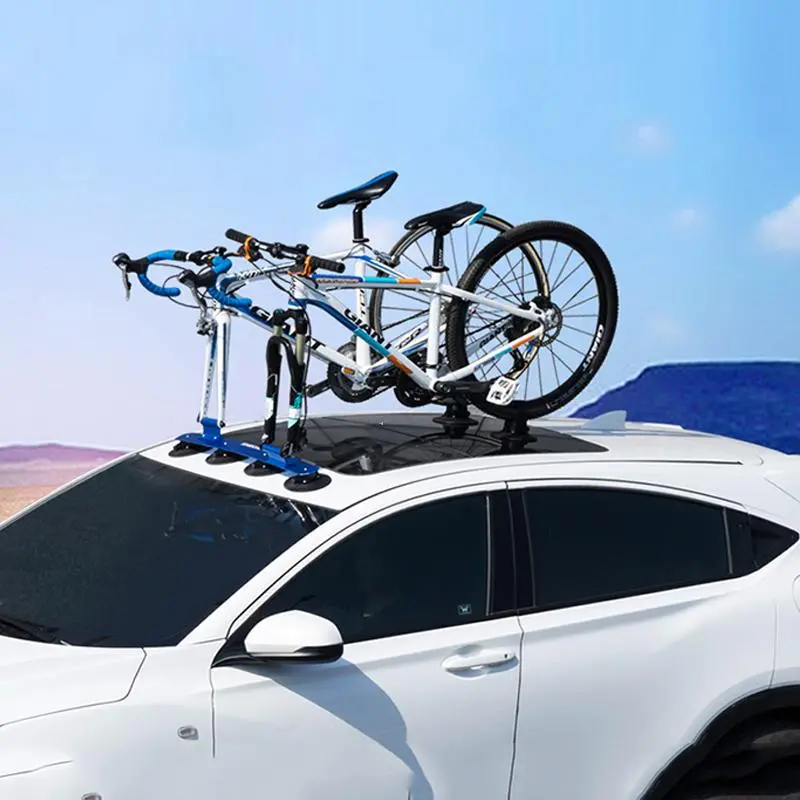 Heavy Duty Car Bicycle Carrier Roof Mounted Holder Rack 2