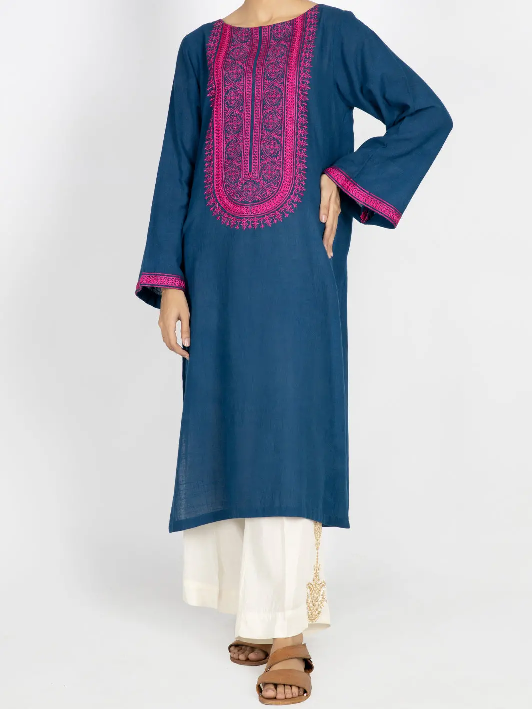 Blue Dobby Tunic - Awp-Lk-497 1
