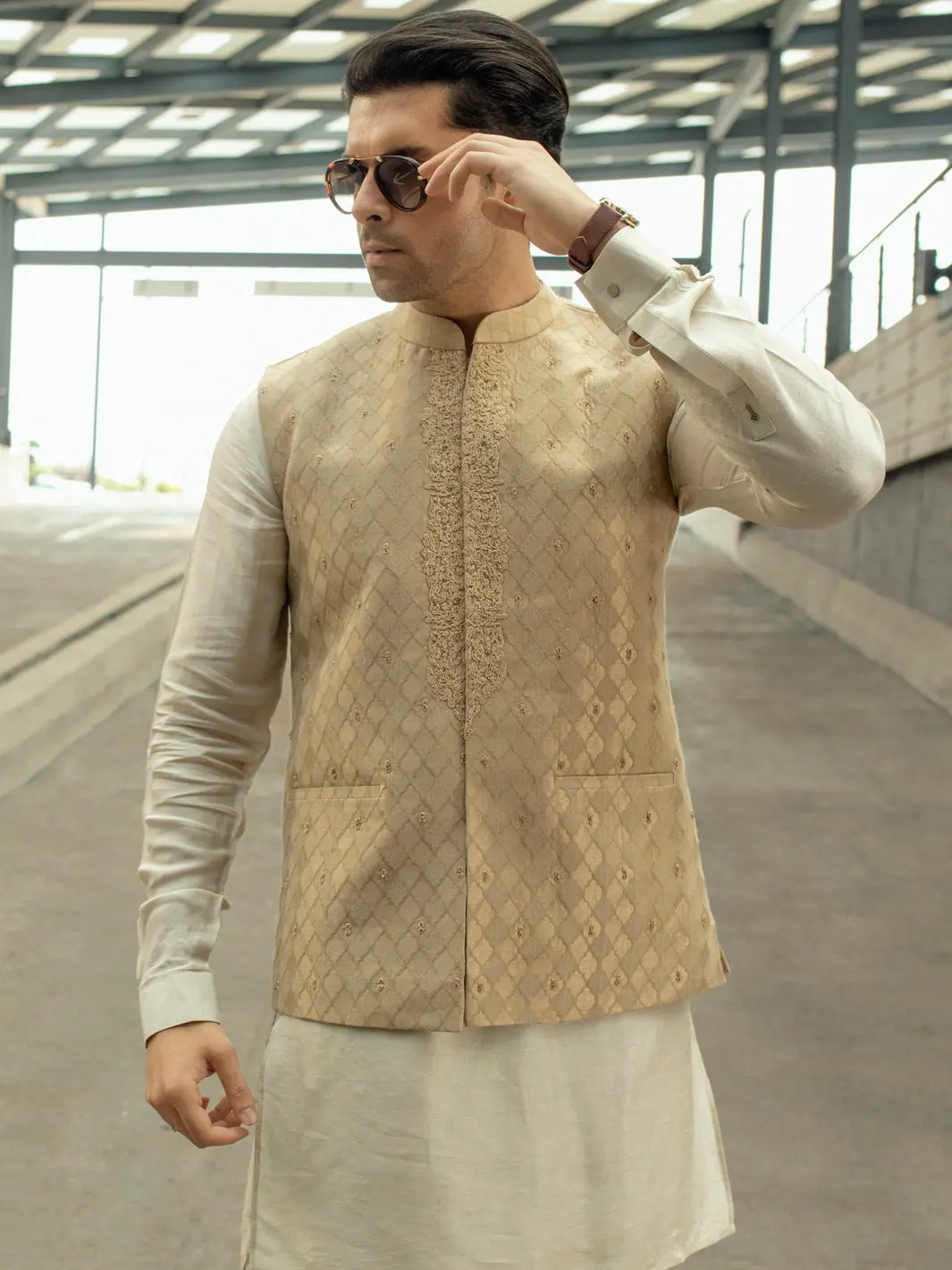 Beige Waistcoat - Al-Wc-497 1