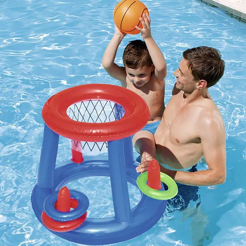 Floating Swimming Pool Basketball Hoop Net 1