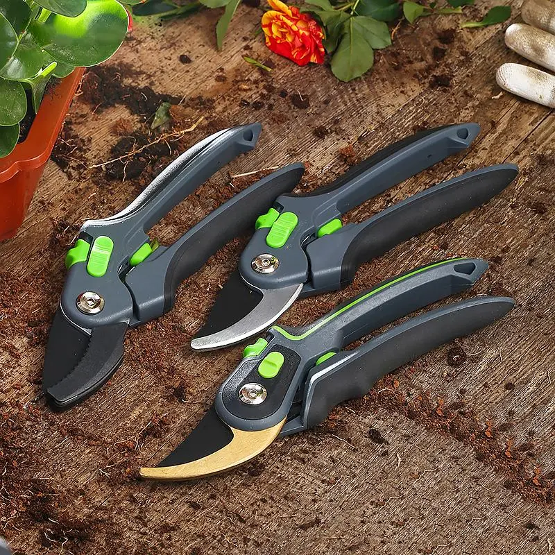 Premium Garden Pruning Hedge Shears Steel 1