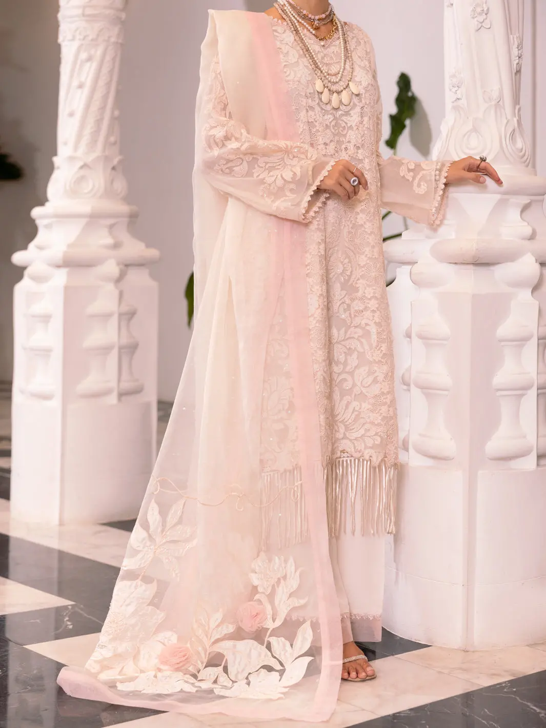Light Pink Qureshian Fabric Formal 3Pc Stitched - Al-3Ps-Ls-510 1