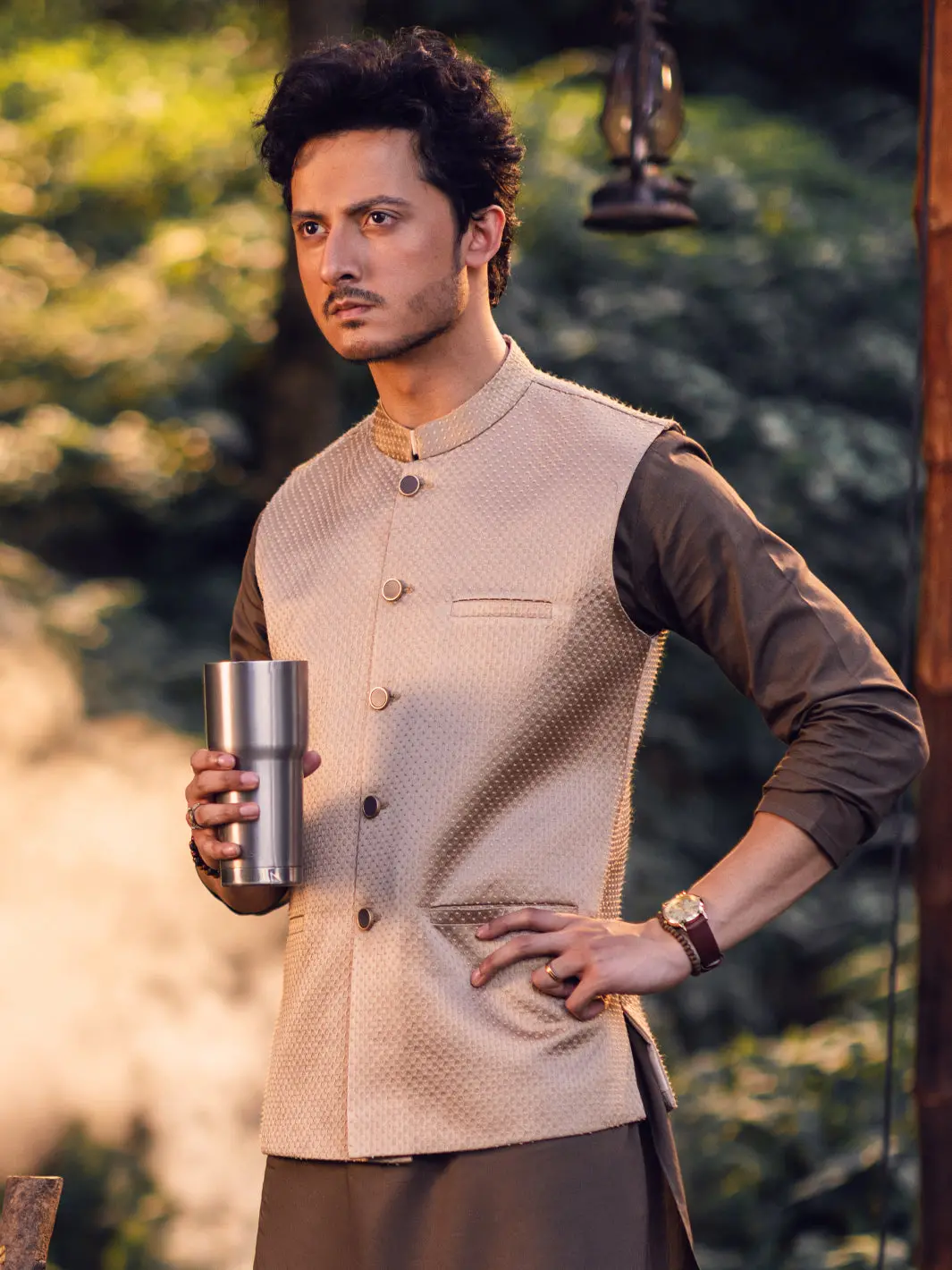Beige Waistcoat - Al-Wc-515 1