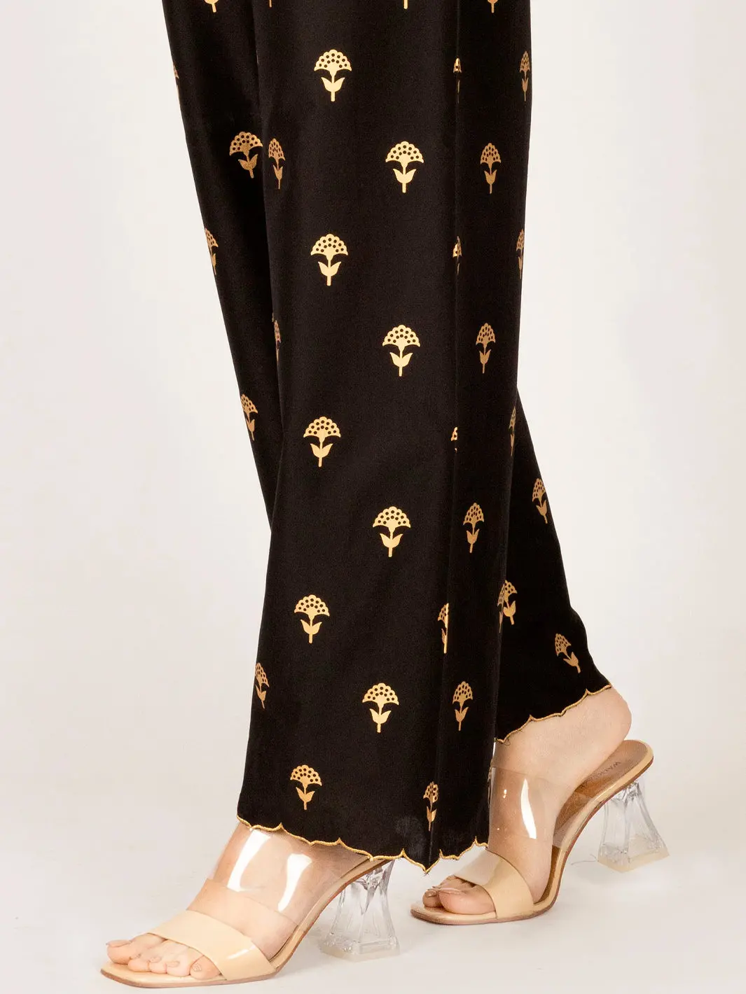 Black Lawn Trouser - Al-T-565B 1