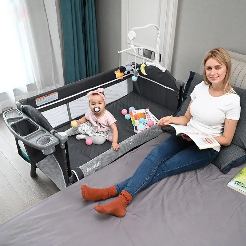 Premium Baby Bedside Bassinet Sleeper Crib 1