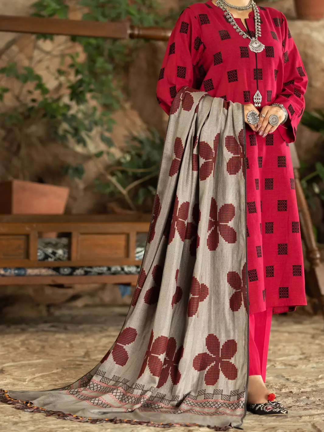Red 3Pc Stitched - Awp-3Ps-572 1