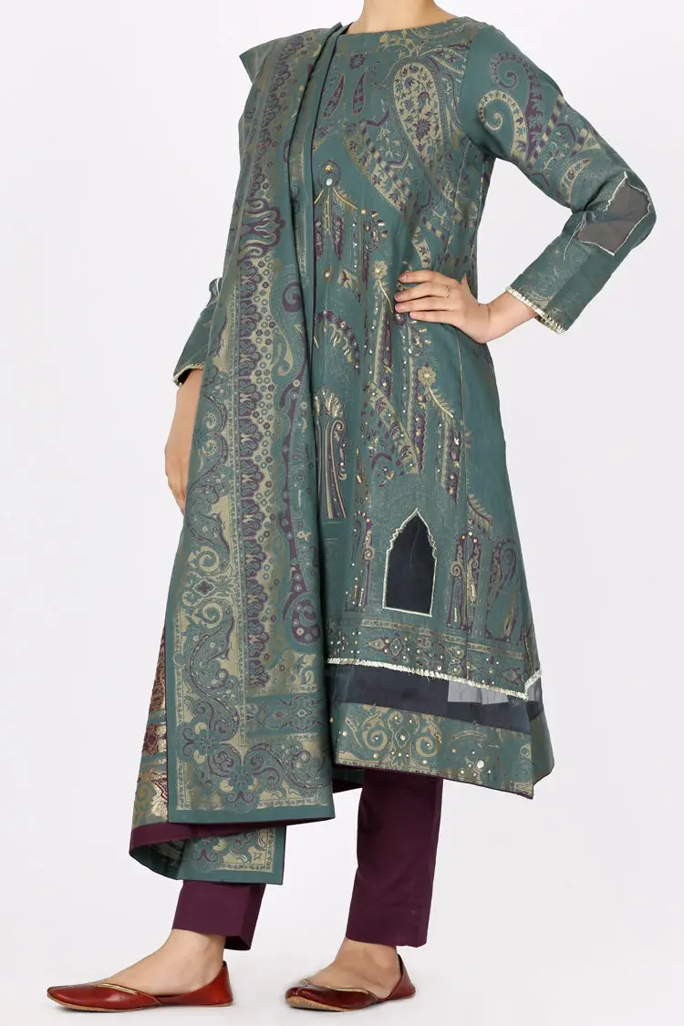 Green 3Pc Stitched - Alp-3Ps-581 1