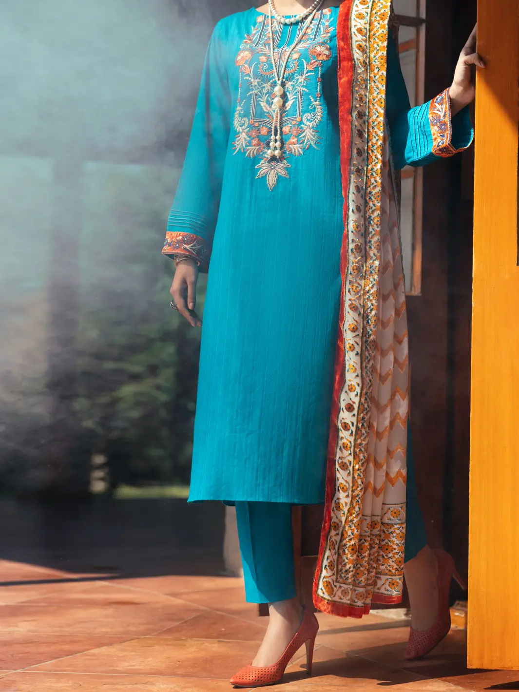 Turquoise 3Pc Stitched - Awp-3Ps-584 1