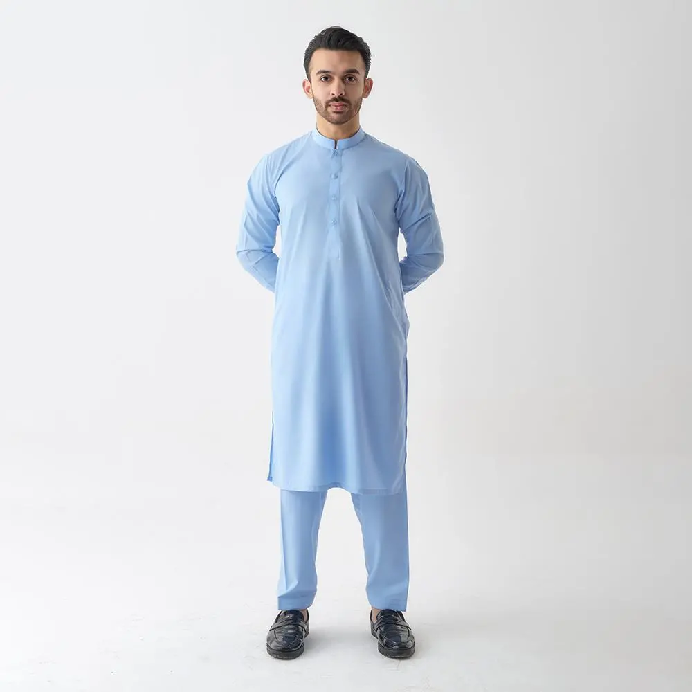 Sky Blue Shalwar Kameez 1