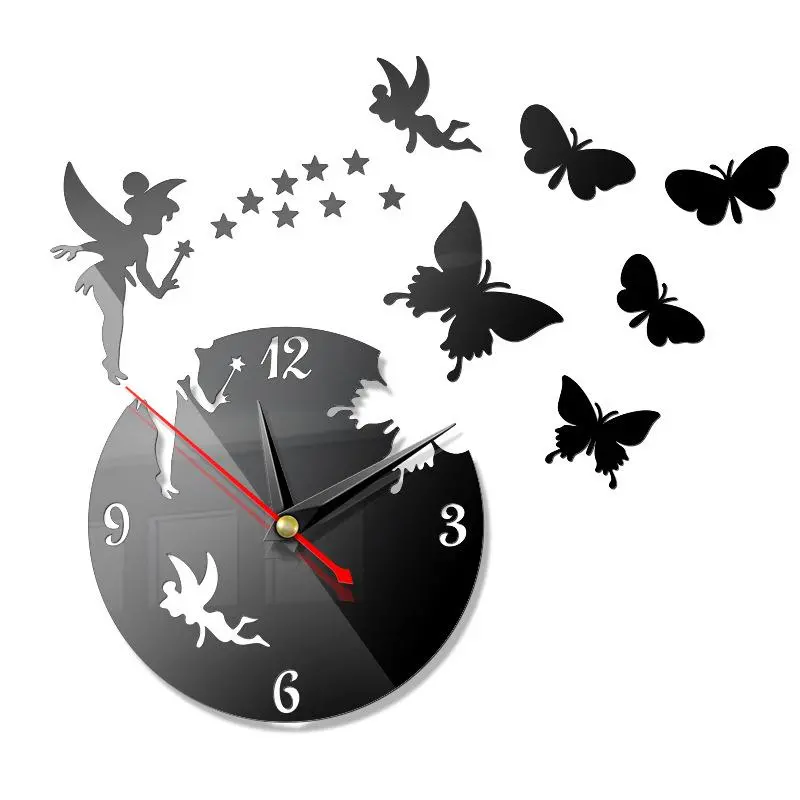 Fairy Clock Black 1
