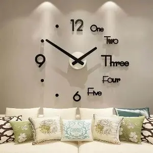 Acrylic Wall Clock With 12Inches Needles 1
