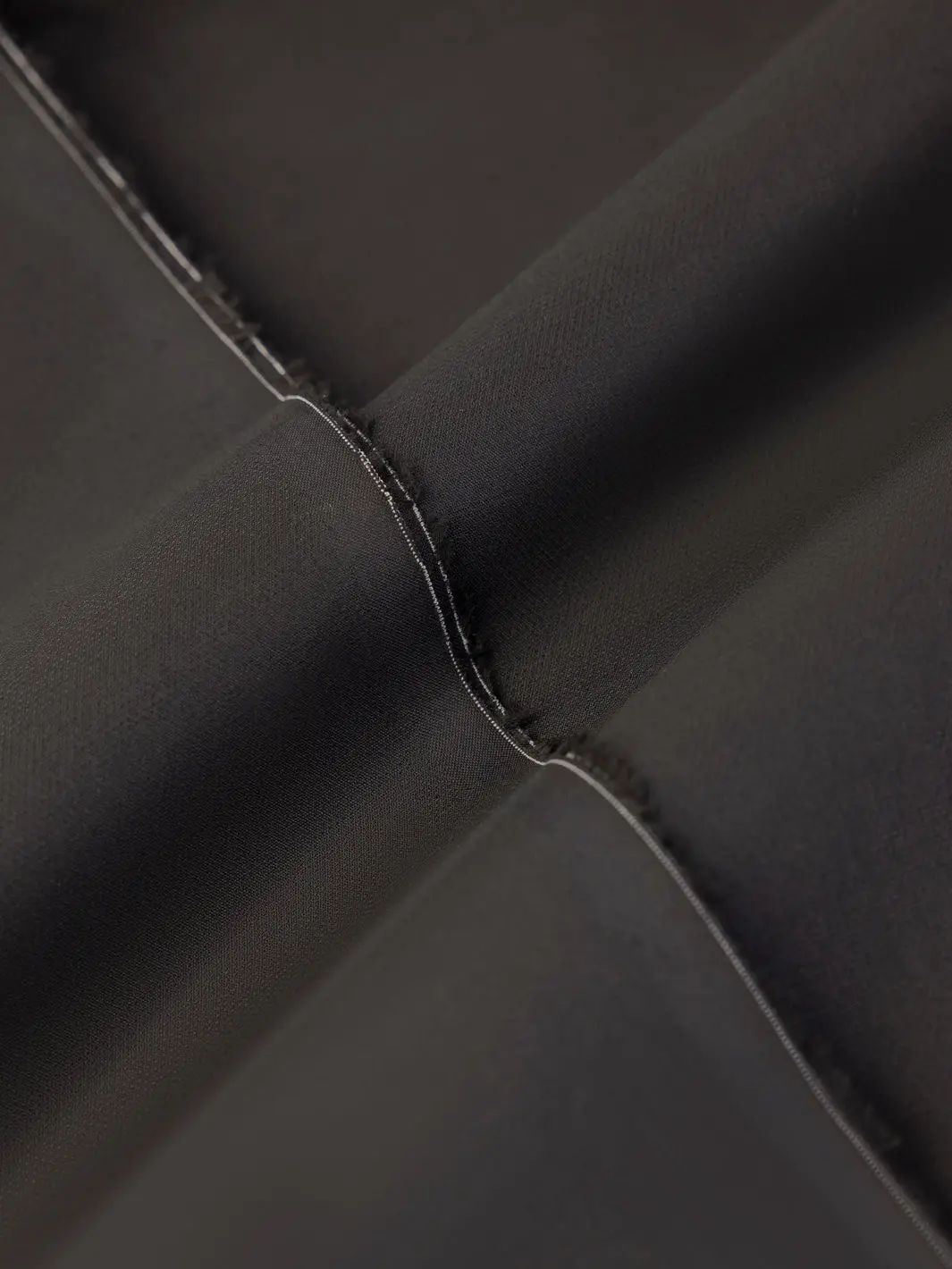 Black Cotton Unstitched Fabric - Al-Un-Mrj-6177 1