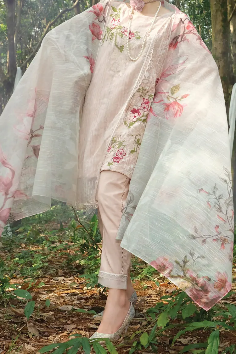 Pink Lawn 3Pc Unstitched - Alp-646 1