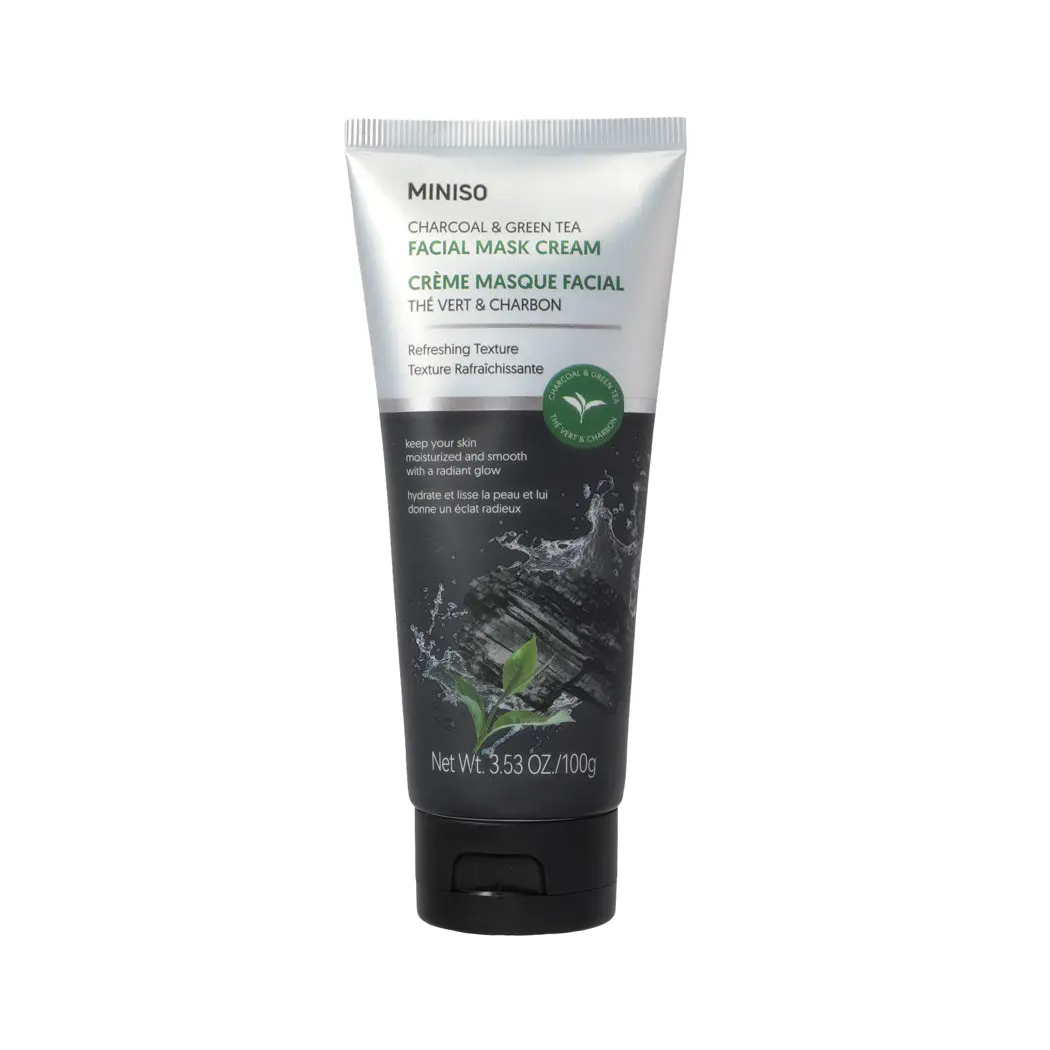 Charcoal & Green Tea Facial Mask Cream 1