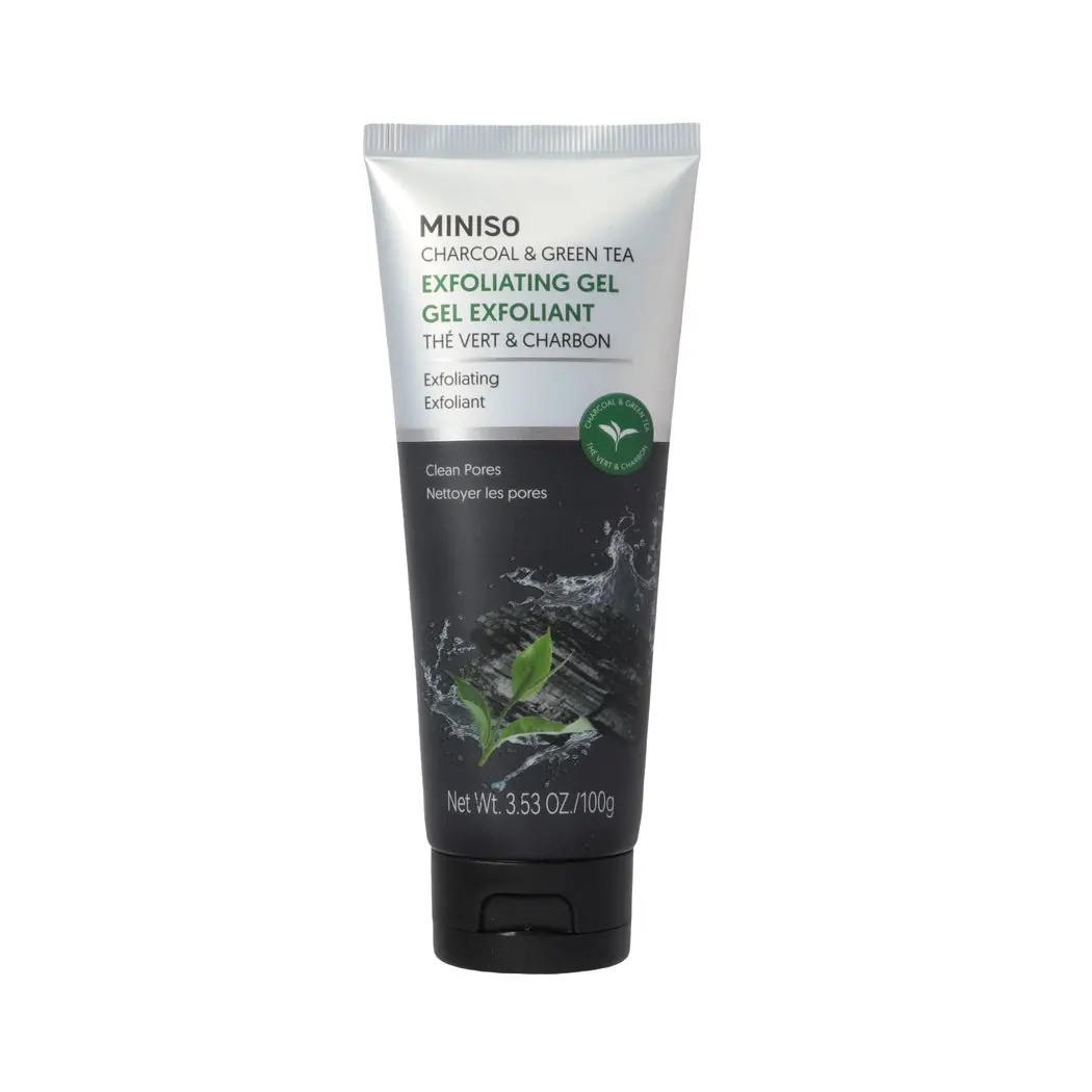 Charcoal & Green Tea Exfoliating Gel 1