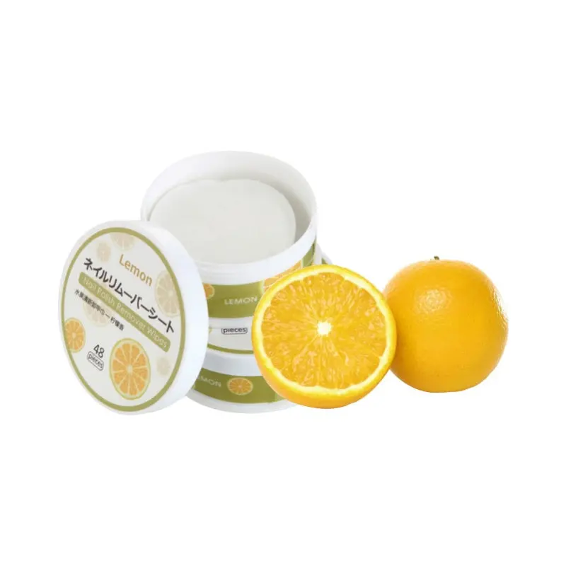 Nail Polish Cleansing Wipes(Lemon Fragrance) 1