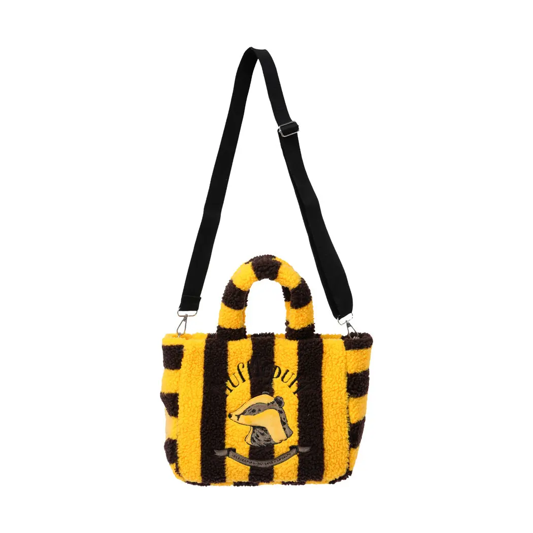Harry Potter Plush Striped Shoulder Bag(Yellow) 1