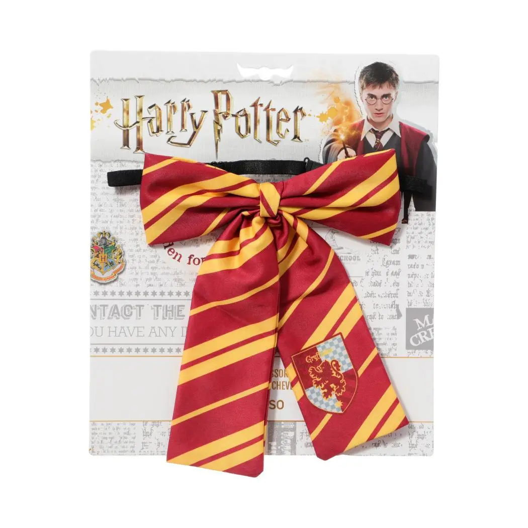 Harry Potter Badge Bow Tie & Hair Clip (Gryffindor) 1