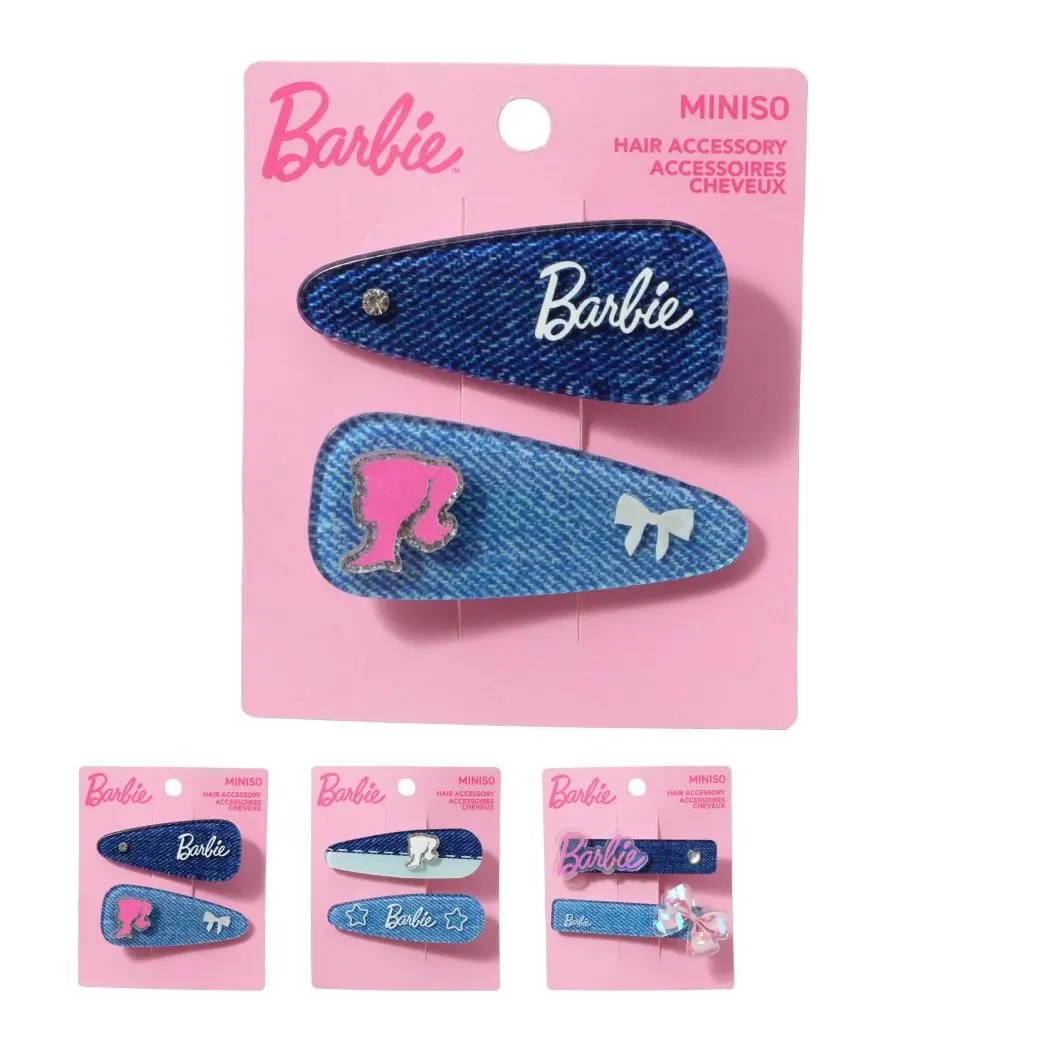 Barbie Pink Collection Hair Clips (2 Pcs) 1