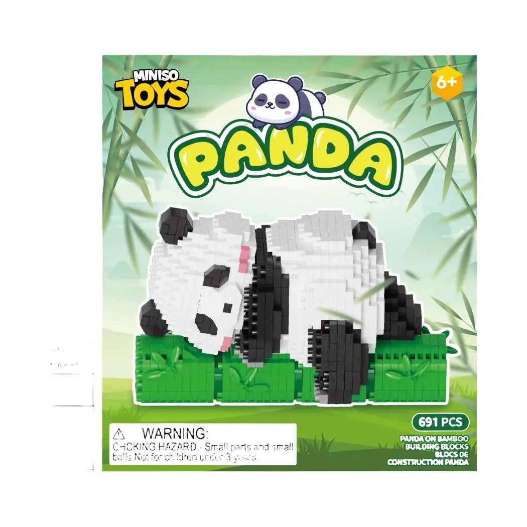 Panda On Bamboo Building Blocks 16484 1