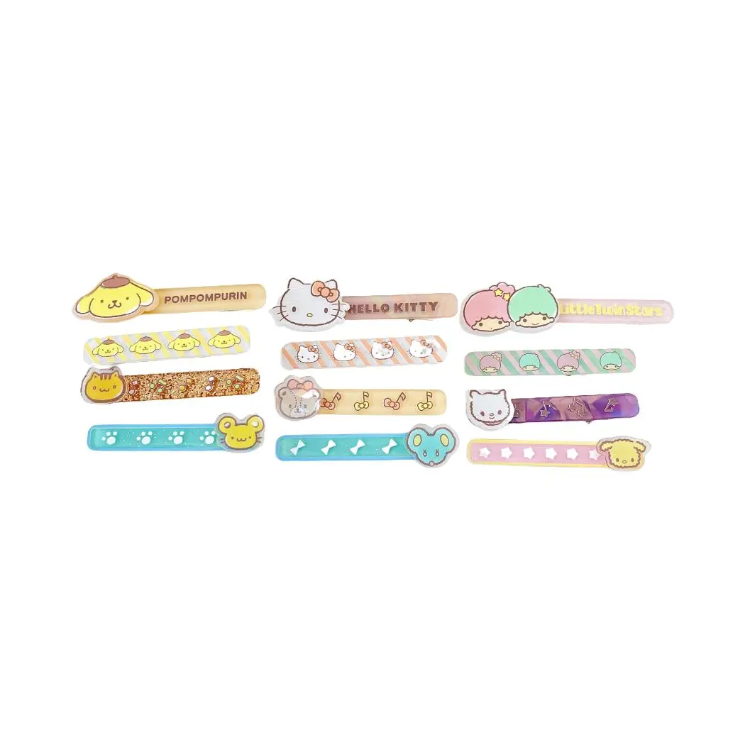 Hello Kitty And Friends Hair Clips (4 Pcs) 1