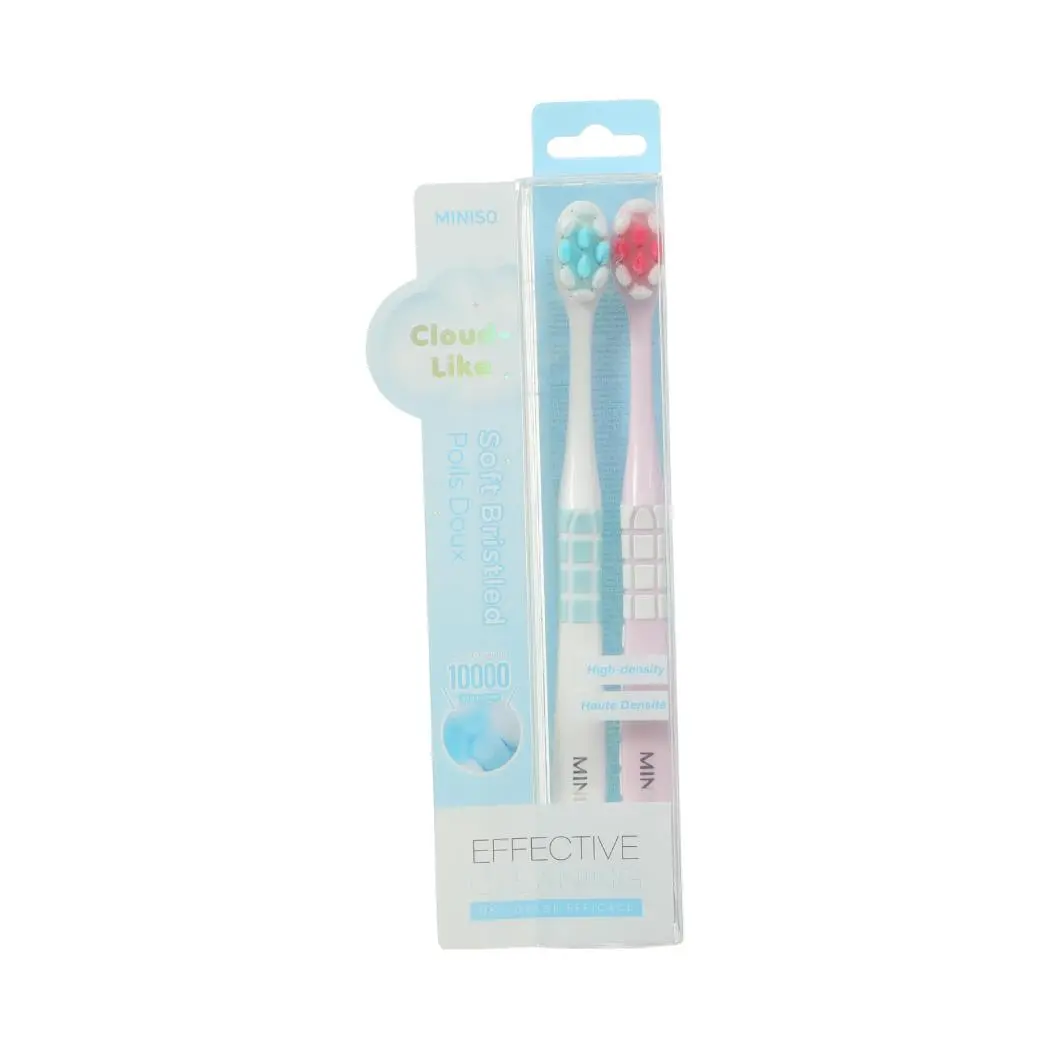 Cloud-Like Soft Bristled Toothbrushes (2 Pcs) 1