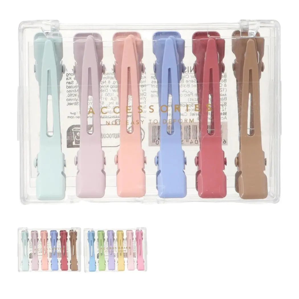 Basic Series Hair Clips With Storage Box (12 Pack) 1