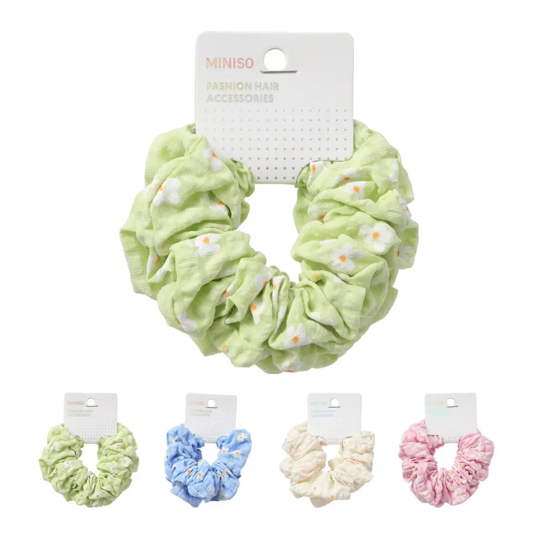 Fashion Series Daisy Hair Scrunchies (2 Pcs) 1