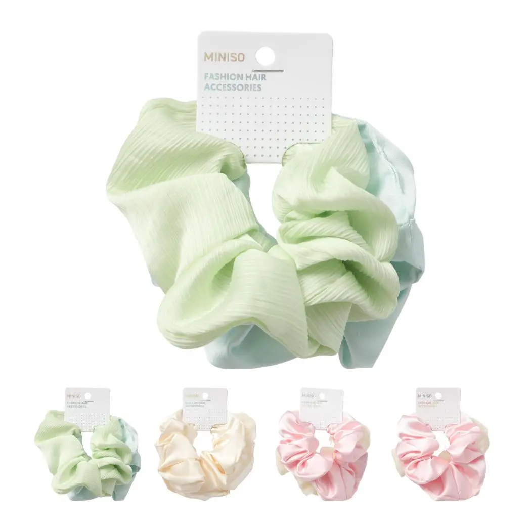 Fashion Series Hair Scrunchies (2 Pcs) 1