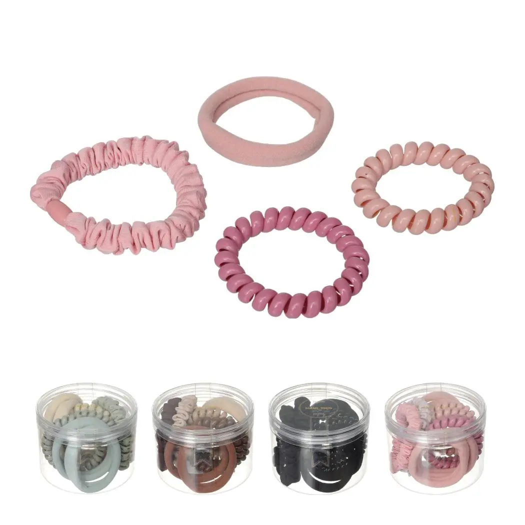 Basic Series 10-Pack Boxed Hair Ties (Mixed) 1