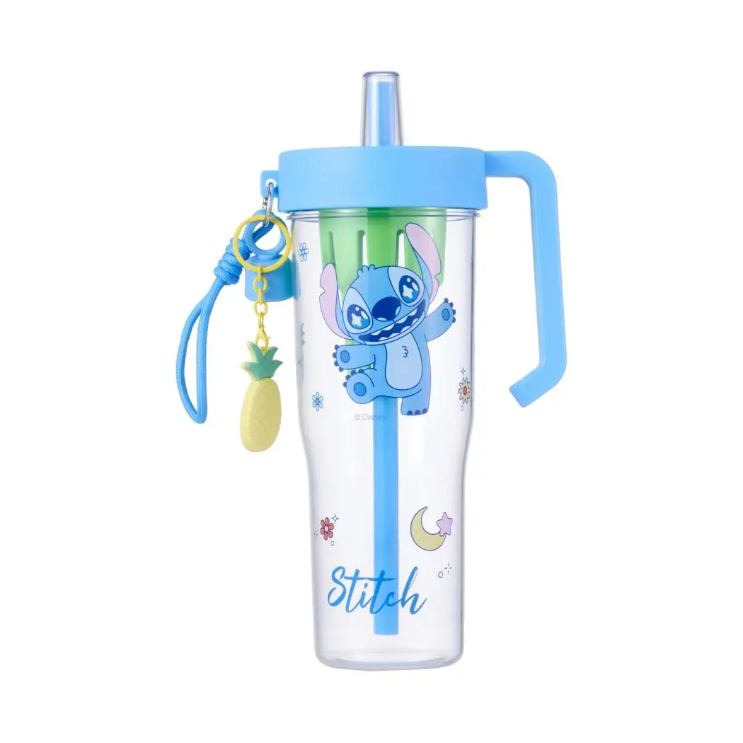 Disney Stitch Dinner Party Collection Pineapple Plastic Bottle 1250Ml (Stitch) 1