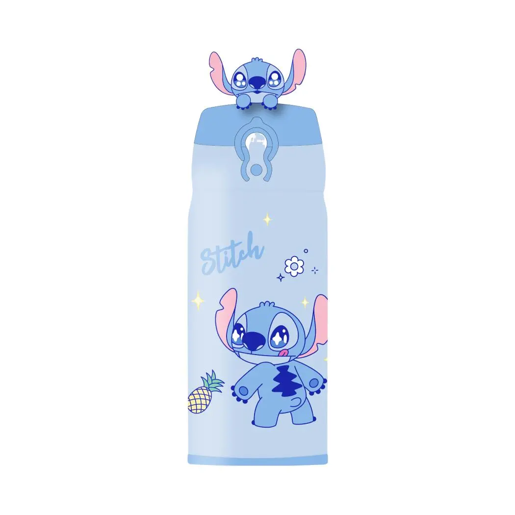 Disney Stitch Dinner Party Collection Pineapple Insulated Bottle 320Ml (Stitch) 1