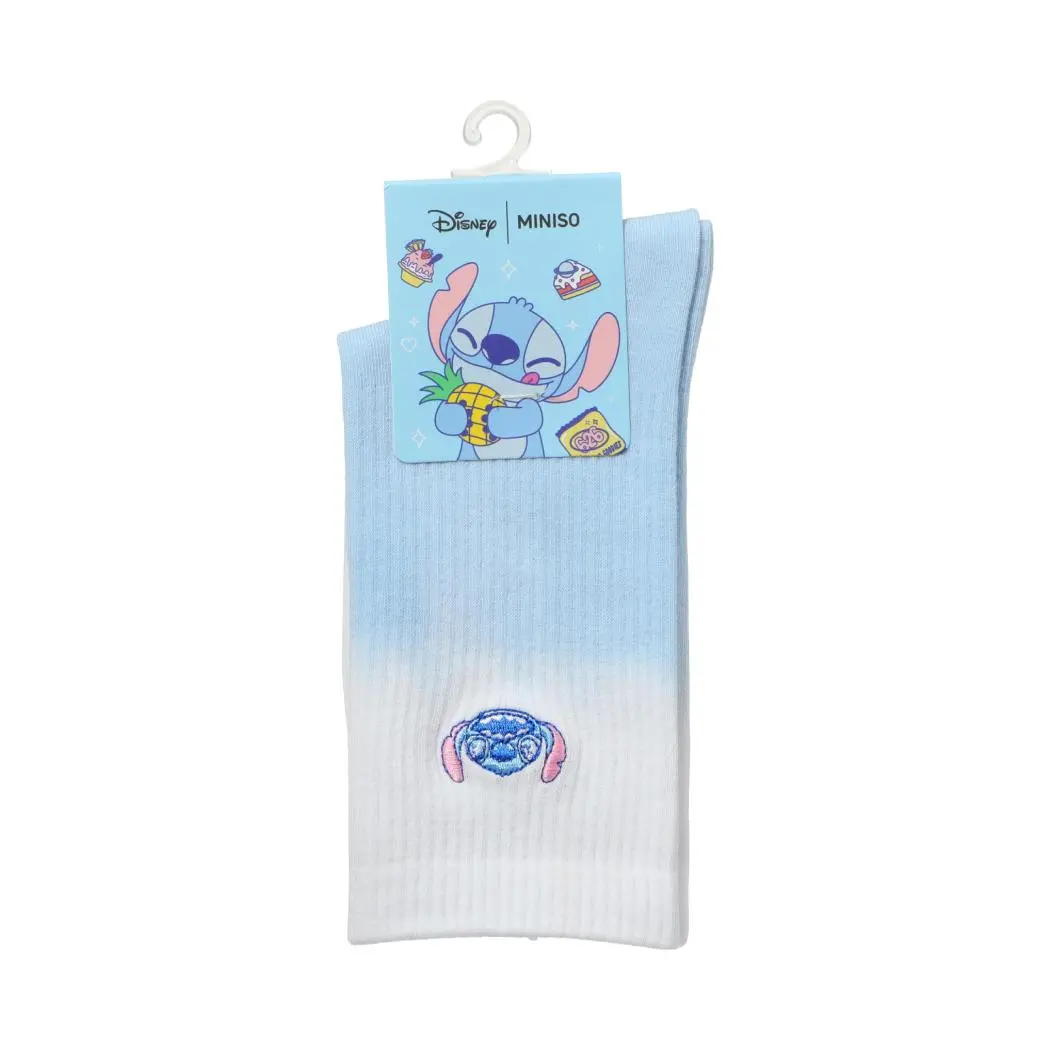 Disney Stitch Dinner Party Collection Embroidered Crew Socks (1 Pair)(Stitch) 1
