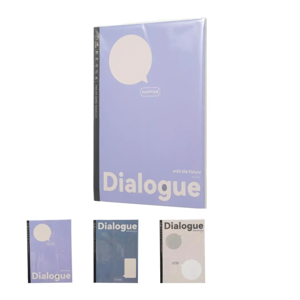 Gray & Blue Collection B5 Glue-Bound Book (40 Sheets) 1
