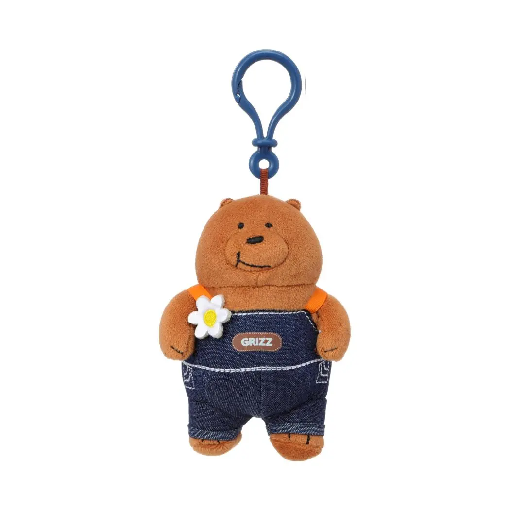 We Bare Bears Camping Day Collection Figure Plush Pendant(Grizzly) 1