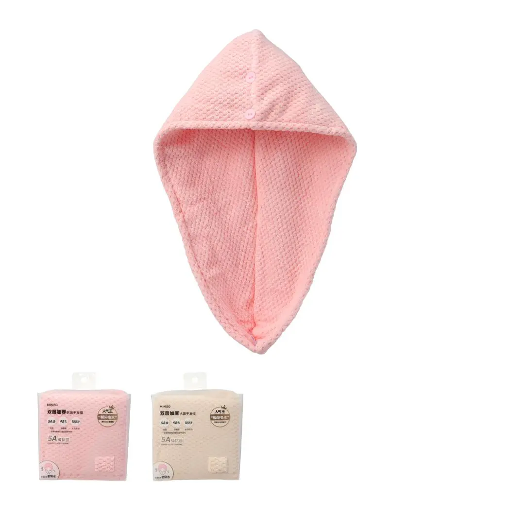 Double Layered Hair Towel Wrap 1