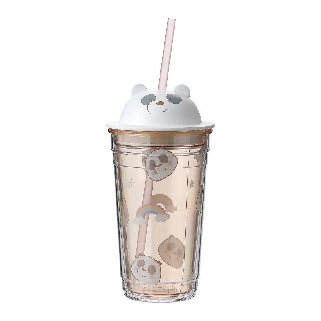 We Bare Bears Collection 4.0 Tumbler With Straw 440Ml (Panda) 1