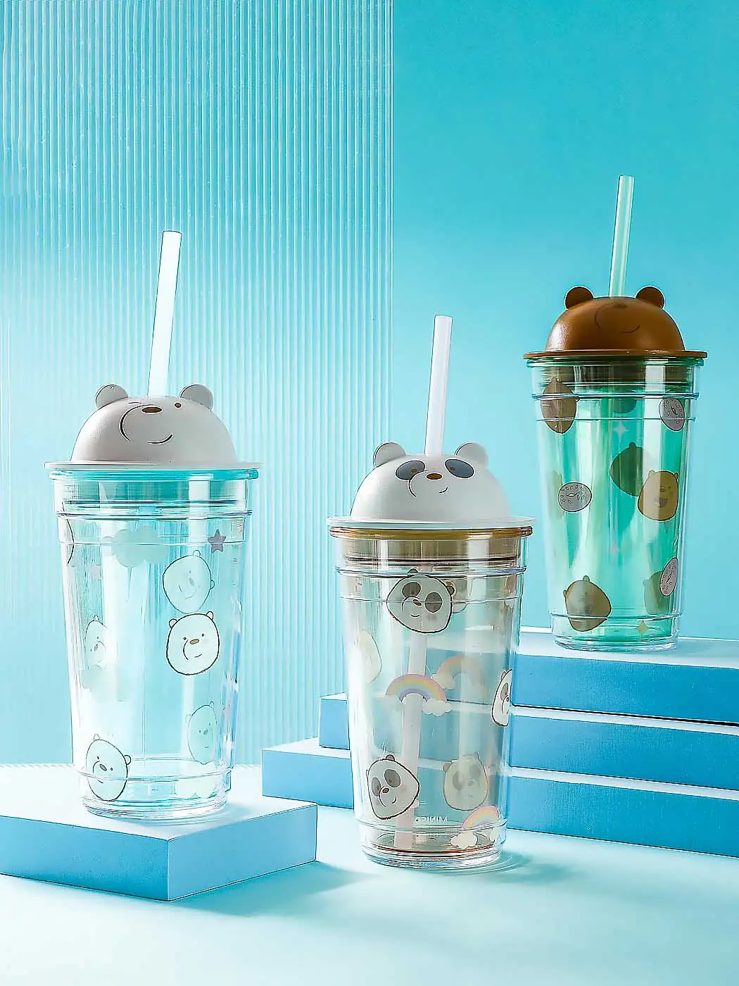 We Bare Bears Collection 4.0 Tumbler With Straw 440Ml (Panda) 2