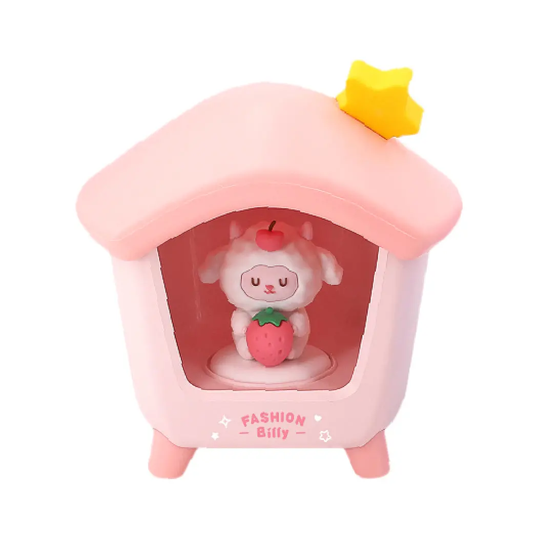 Sleeping Sheep Series Led Night Light (Strawberry) 1