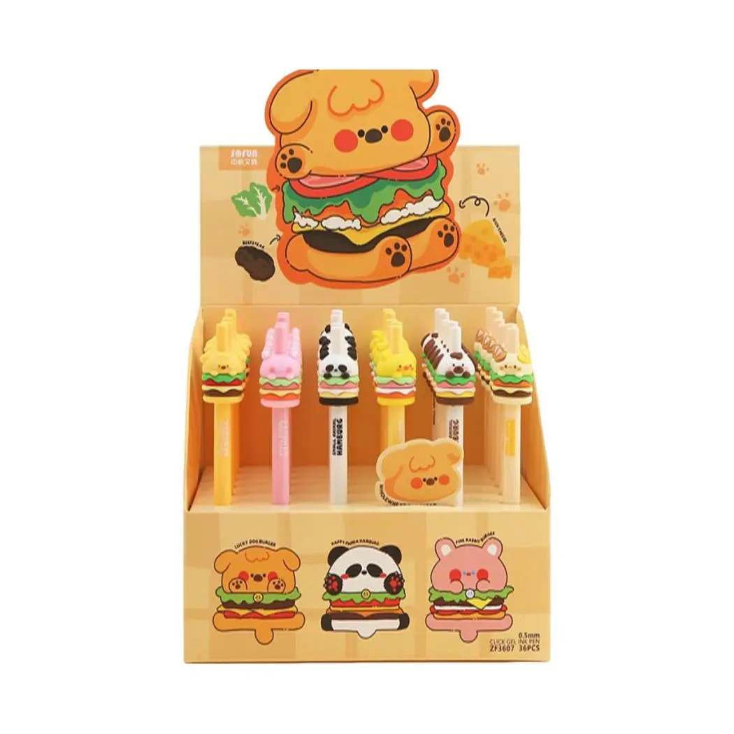 Cute Hamburger Gel Pen (Pdq) 1