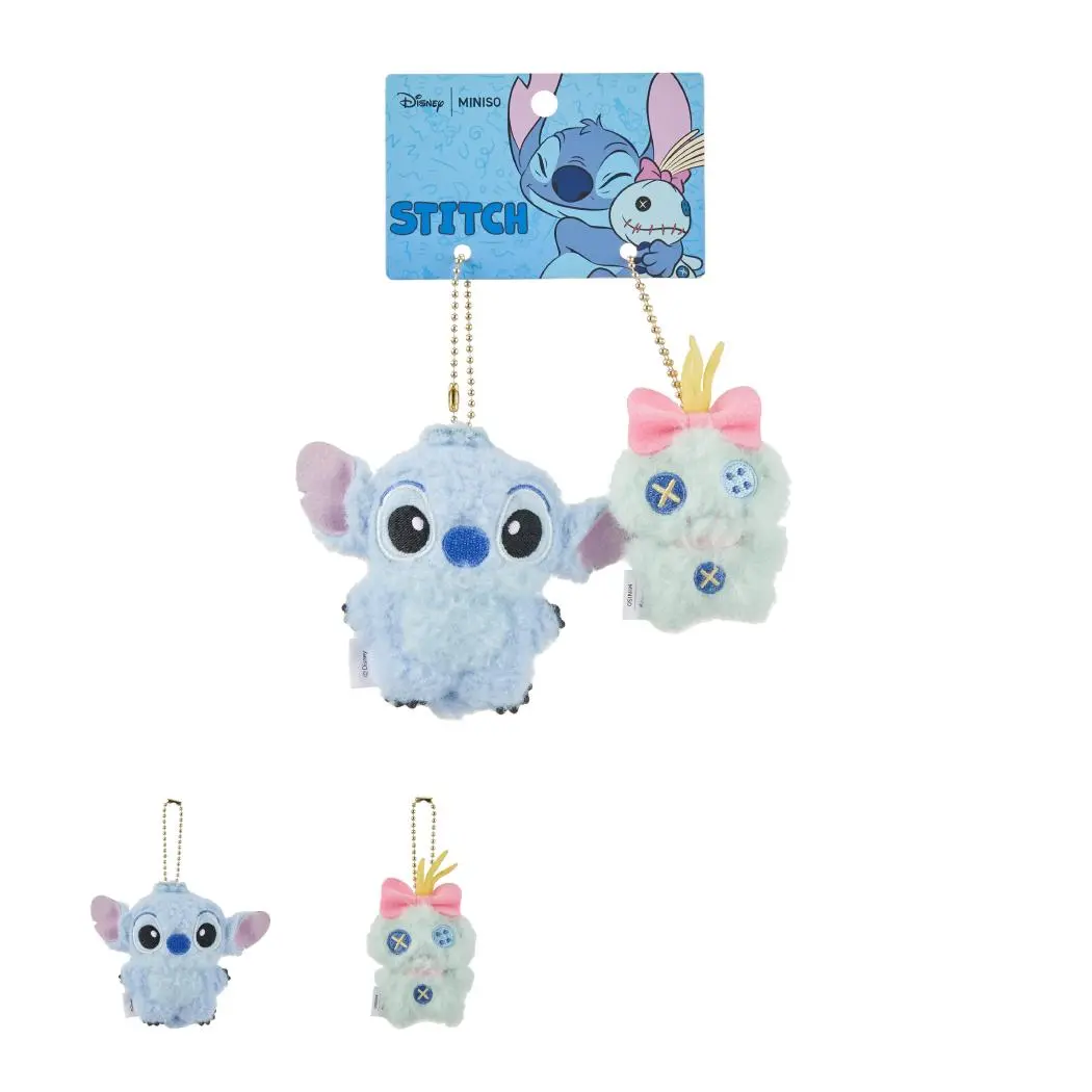 Disney Collection Plush Pendant (1 Pair) (Stitch & Scrump) 1