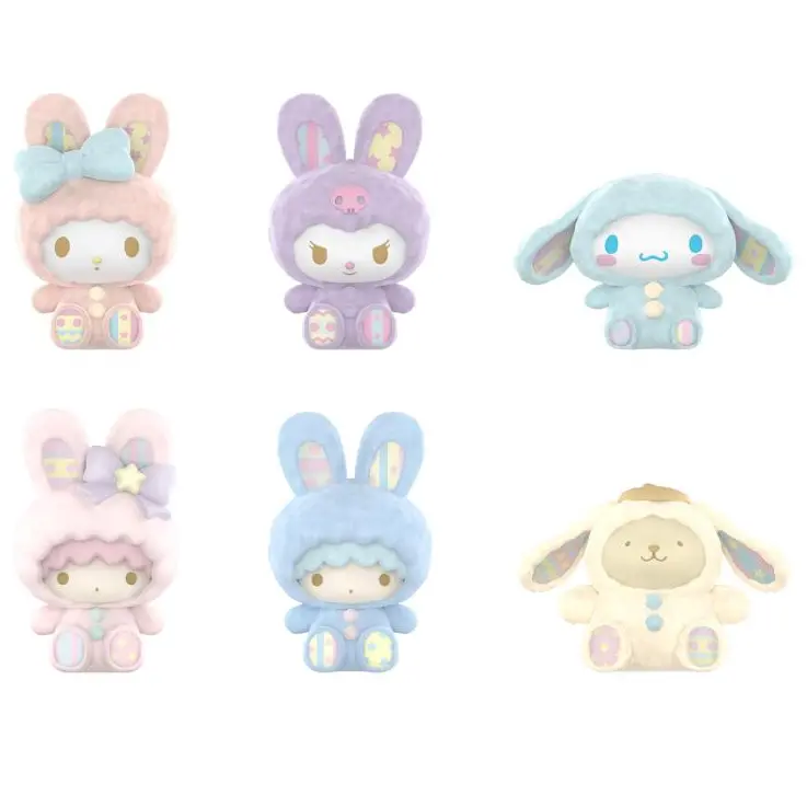 Hello Kitty And Friends Rabbit Collection Flocking Surprise Box Figure 1