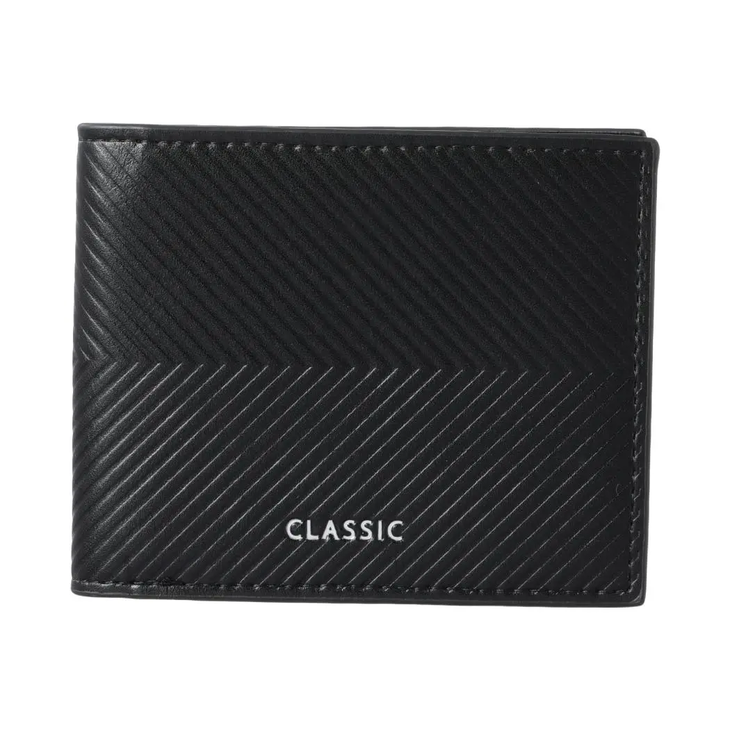Embossed Men's Wallet (Black) 1