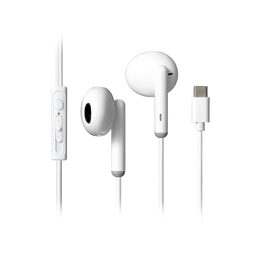 Type-C Half-In-Ear Earphones  Model: W10103 (White) 1