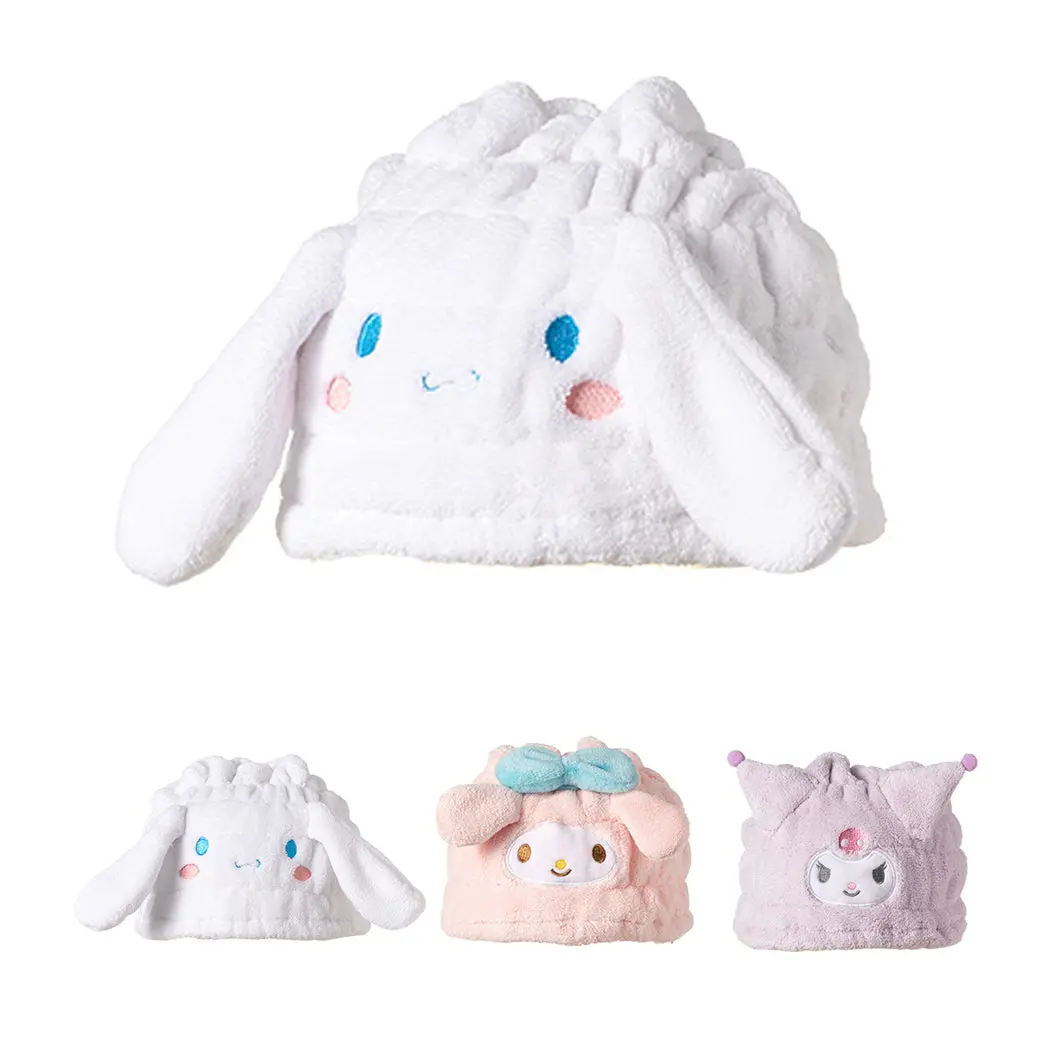 Sanrio Characters Kids Soft & Absorbent Hair Towel Wrap 1